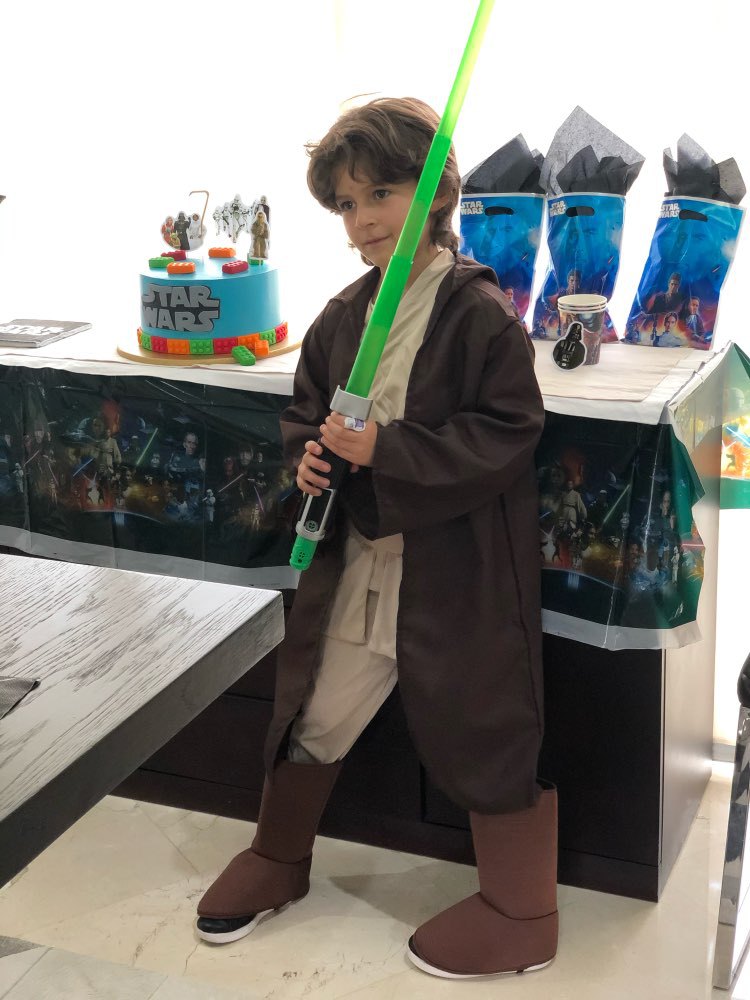 Star Wars Jedi Knight Cosplay Costume Boys Girls Kids Halloween Fancy Top Pants Cloak Set