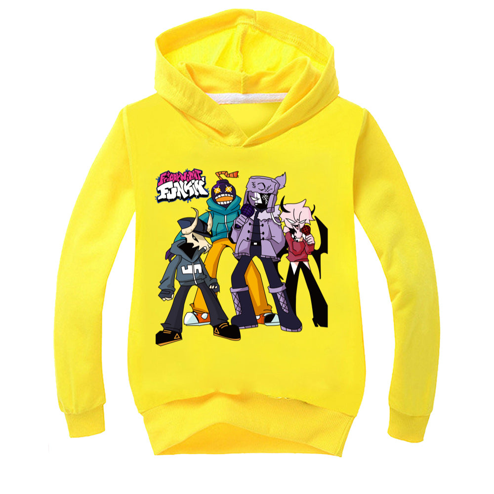 Friday Night Funkin Casual Sweatshirt  Spring Autumn Hoodie for Kids