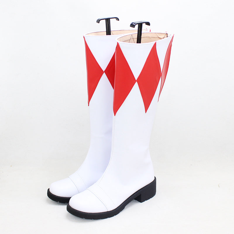 Mighty Morphin Power Tyranno Ranger Cosplay Shoes Boots Customized