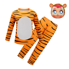 Cry Babies Cotton Top Trousers Casual Suit for Kids Youth Cosplay Tiger Costume