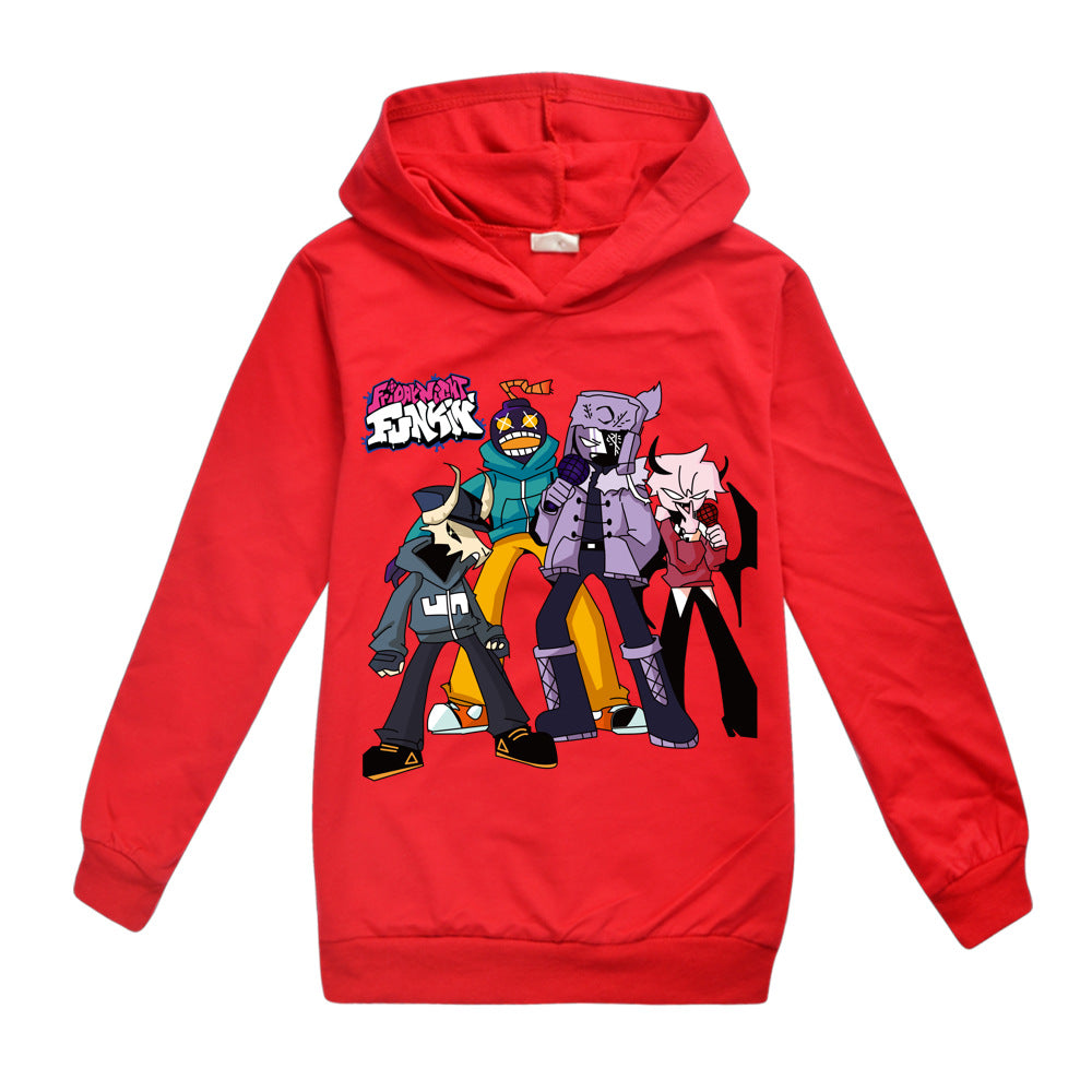 Friday Night Funkin Casual Sweatshirt  Spring Autumn Hoodie for Kids