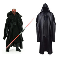 Star Wars Darth Maul Halloween Cosplay Costume with Mask for Adults