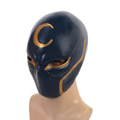 Marc Spector Moon Knight Latex Mask Halloween Cosplay Face Masks PU Crescent Dart