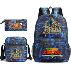 The Legend of Zelda Schoolbag Backpack Shoulder Bag Pencil Case set for Kids Students
