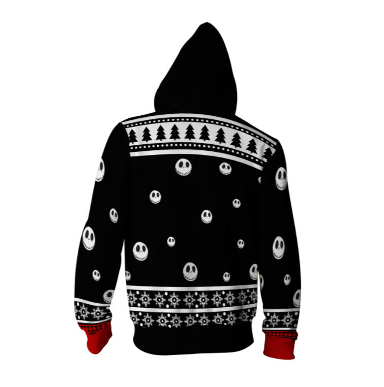 The Nightmare Before Christmas Men Women Casual Zipper Sweater Sweatshirt Jacket Coat