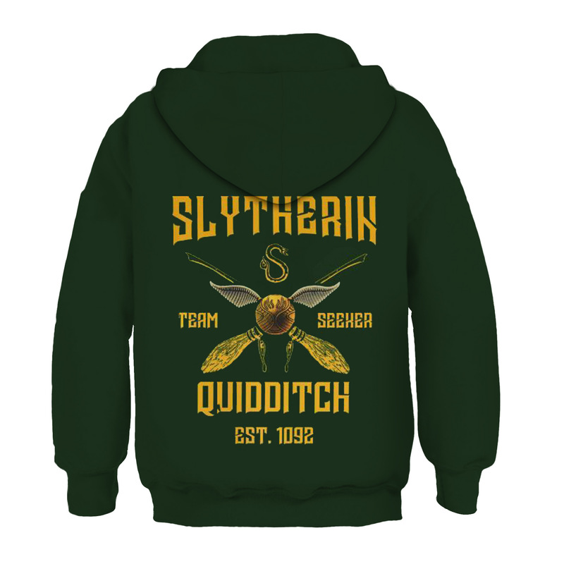 Harry Potter Horgwarts Slytherin Hufflepuff Unisex Hoodie Sweater for Kids