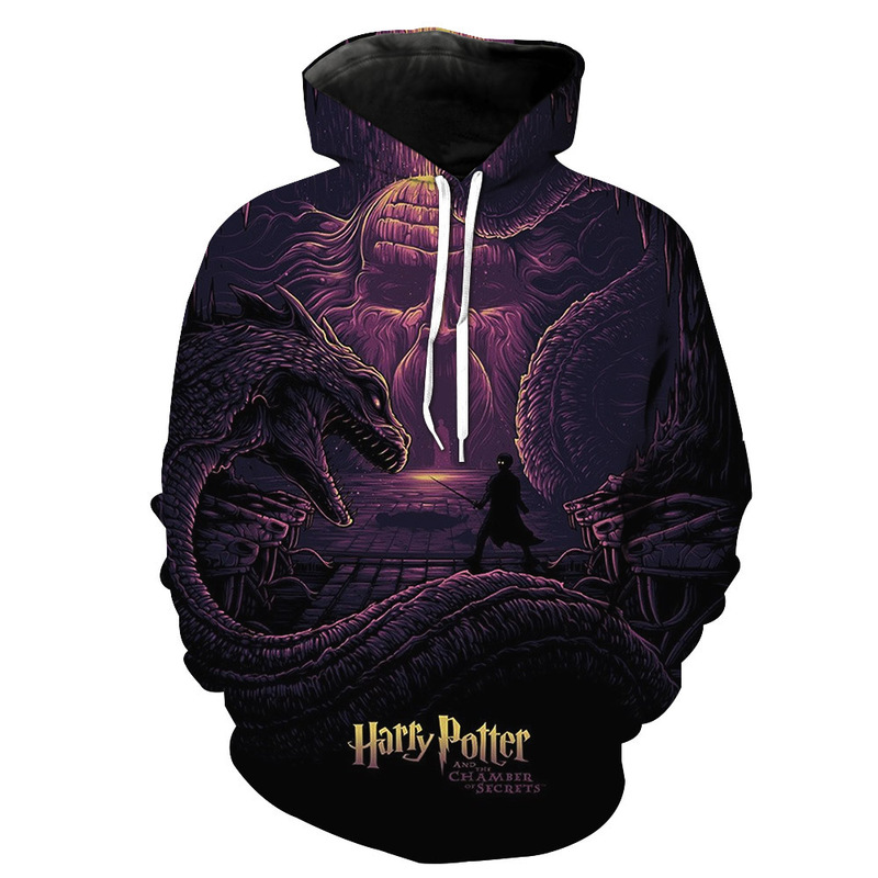 Harry Potter Hogwarts New Fashion Casual Hoodie Sweater Unisex Sweatshirt Coat