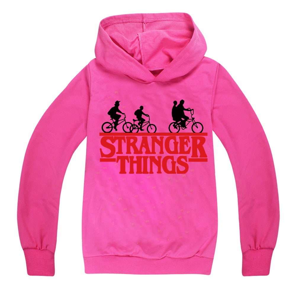 Stranger Things  Casual Sweatshirt  Spring Autumn Hoodie for Kids