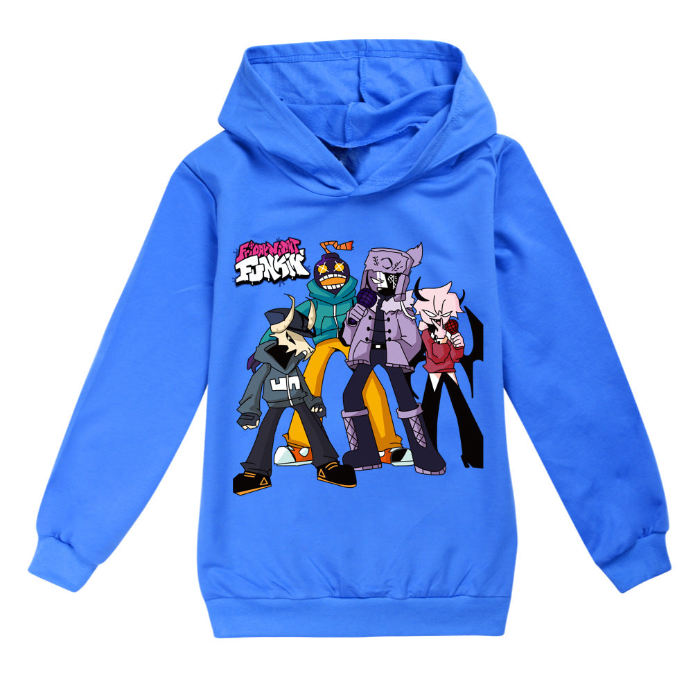 Friday Night Funkin Casual Sweatshirt  Spring Autumn Hoodie for Kids