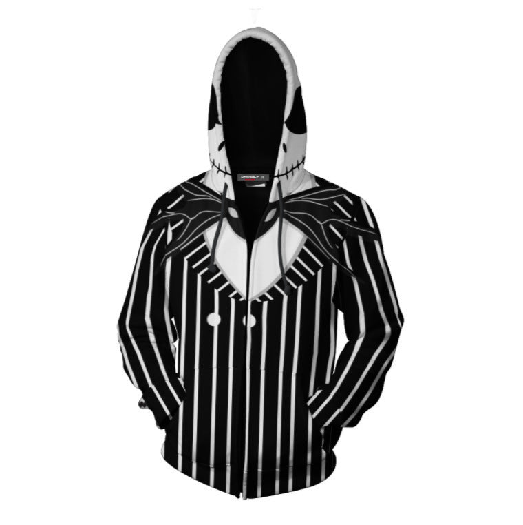 The Nightmare Before Christmas Men Women Casual Zipper Sweater Sweatshirt Jacket Coat