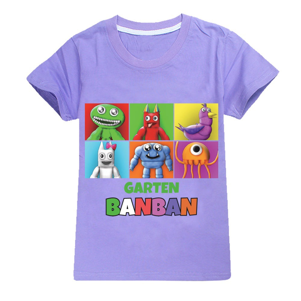 Garden of Banban Casual Sweatshirt Spring Autumn Short Sleeve T-Shirts for Kids