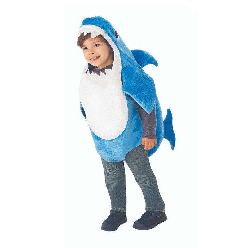 Baby Shark Cosplay Costume for Boys Girls  Halloween Fancy Jumpsuits