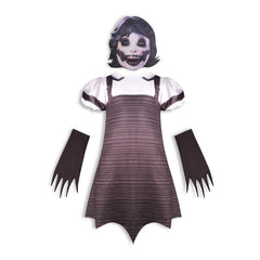 Dark Deception Agatha Cosplay Costume with Mask Boys Girls Bodysuit Halloween Fancy Jumpsuits