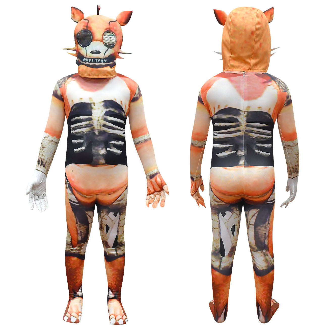 Five Nights at Freddys Cosplay Costume with Mask Boys Girls Bodysuit Halloween Fancy Jumpsuits