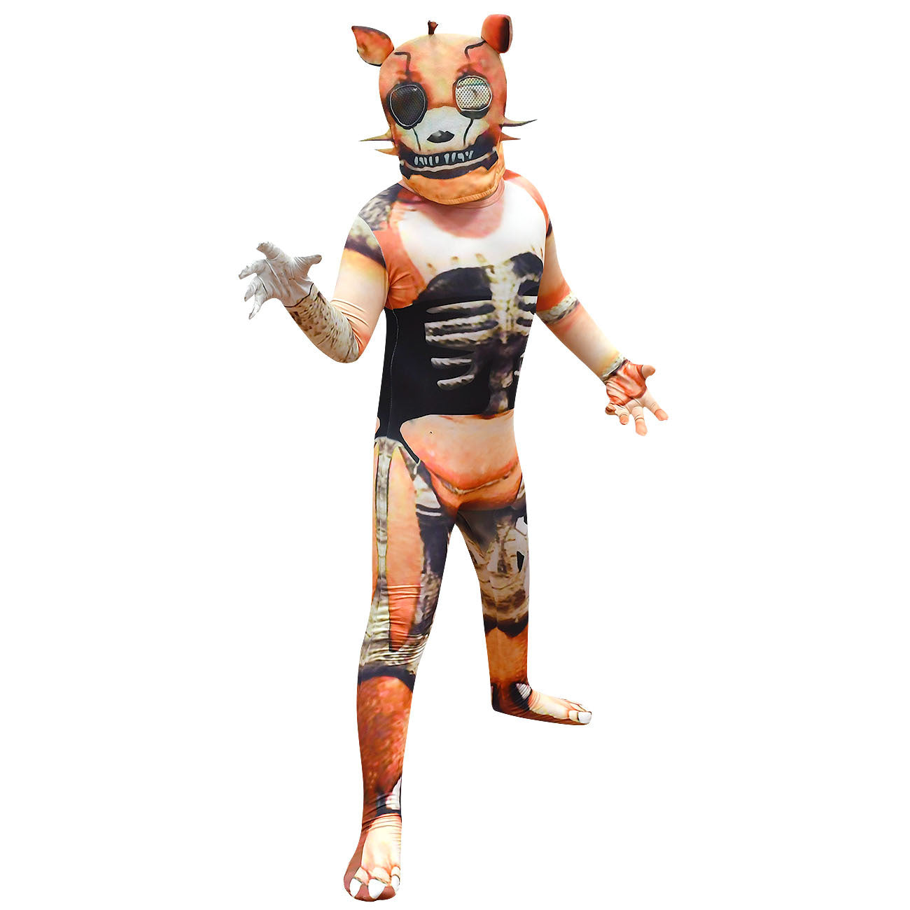 Five Nights at Freddys Cosplay Costume with Mask Boys Girls Bodysuit Halloween Fancy Jumpsuits