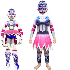 Five Nights at Freddys Cosplay Costume with Mask Boys Girls Bodysuit Halloween Fancy Jumpsuits