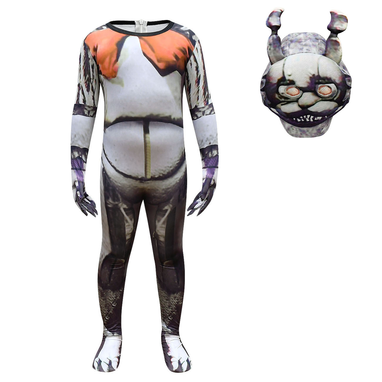 Five Nights at Freddys Cosplay Costume with Mask Boys Girls Bodysuit Halloween Fancy Jumpsuits