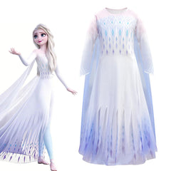 Frozen Elsa Princess Cosplay Dress for Baby Girls Halloween Fancy Costume