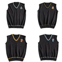 Harry Potter Cosplay Sweater Vest Hogwarts School Uniform for Kids Adults Halloween Costume