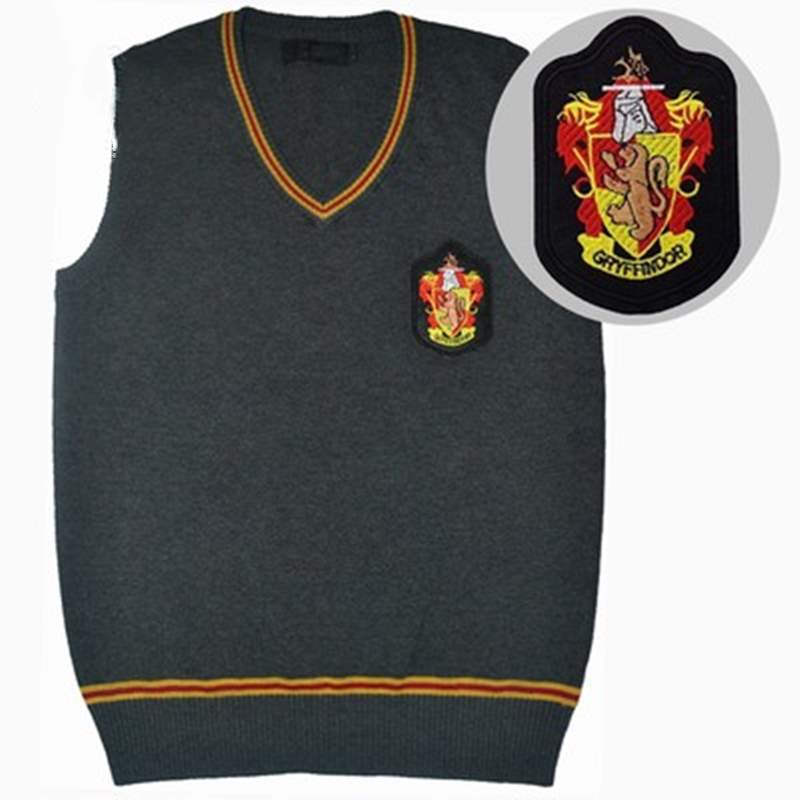 Harry Potter Cosplay Sweater Vest Hogwarts School Uniform for Kids Adults Halloween Costume