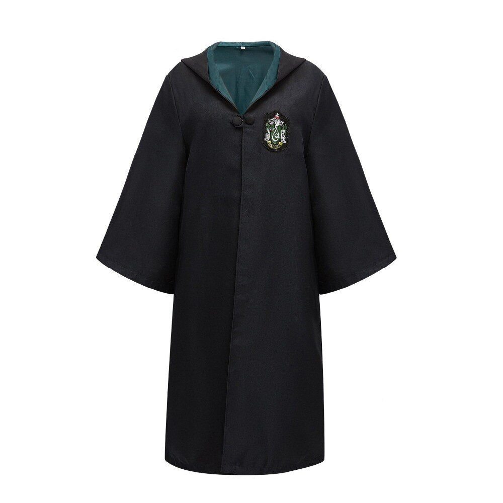 Harry Potter Cosplay Robe Cloak Cape Hogwarts School Uniform for Kids Adults Halloween Costume