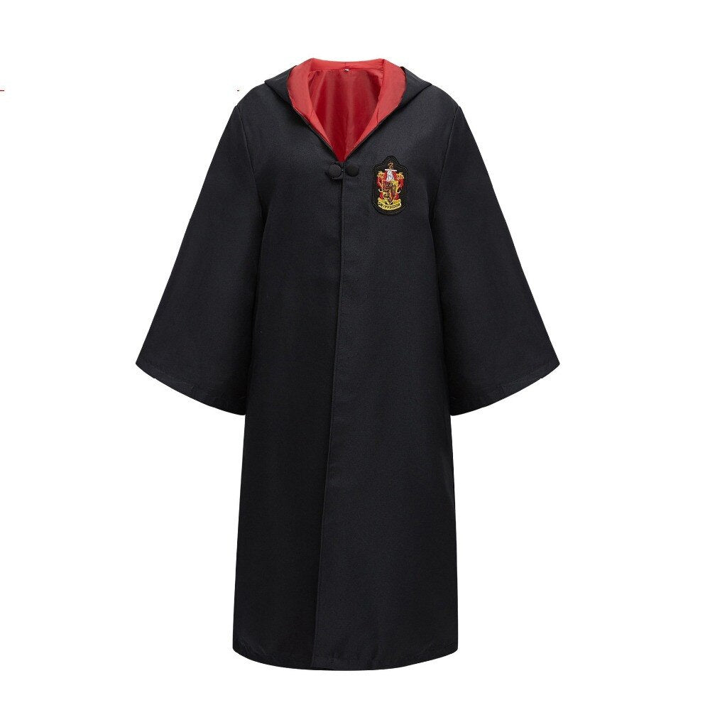 Harry Potter Cosplay Robe Cloak Cape Hogwarts School Uniform for Kids Adults Halloween Costume
