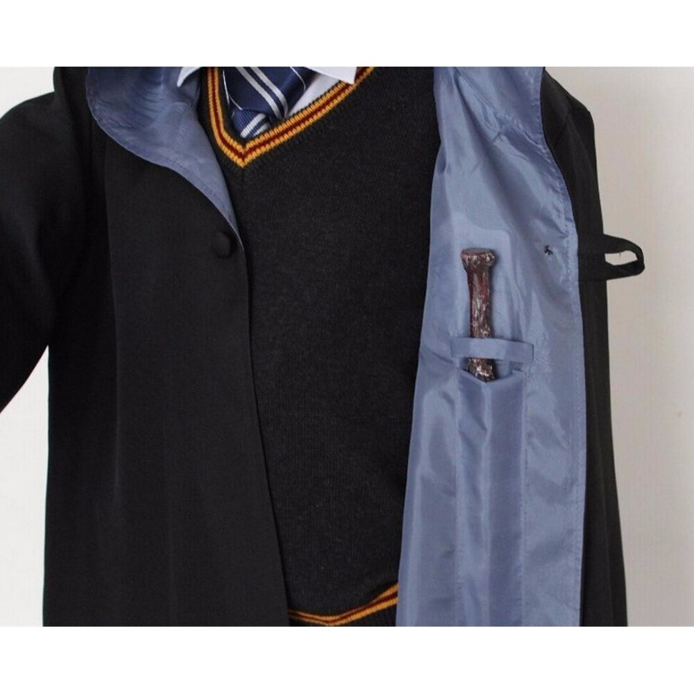 Harry Potter Cosplay Robe Cloak Cape Hogwarts School Uniform for Kids Adults Halloween Costume