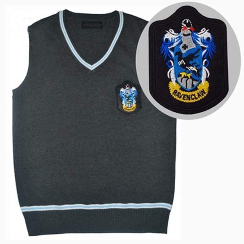 Harry Potter Cosplay Sweater Vest Hogwarts School Uniform for Kids Adults Halloween Costume