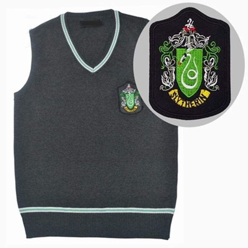 Harry Potter Cosplay Sweater Vest Hogwarts School Uniform for Kids Adults Halloween Costume