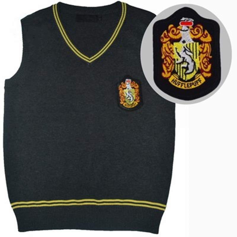 Harry Potter Cosplay Sweater Vest Hogwarts School Uniform for Kids Adults Halloween Costume