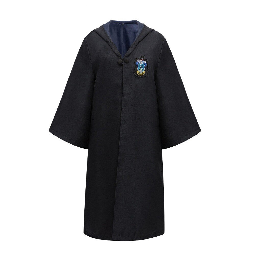 Harry Potter Cosplay Robe Cloak Cape Hogwarts School Uniform for Kids Adults Halloween Costume