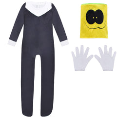 Friday Night Funkin Skid Cosplay Costume with Mask Boys Girls Bodysuit Halloween Fancy Jumpsuits