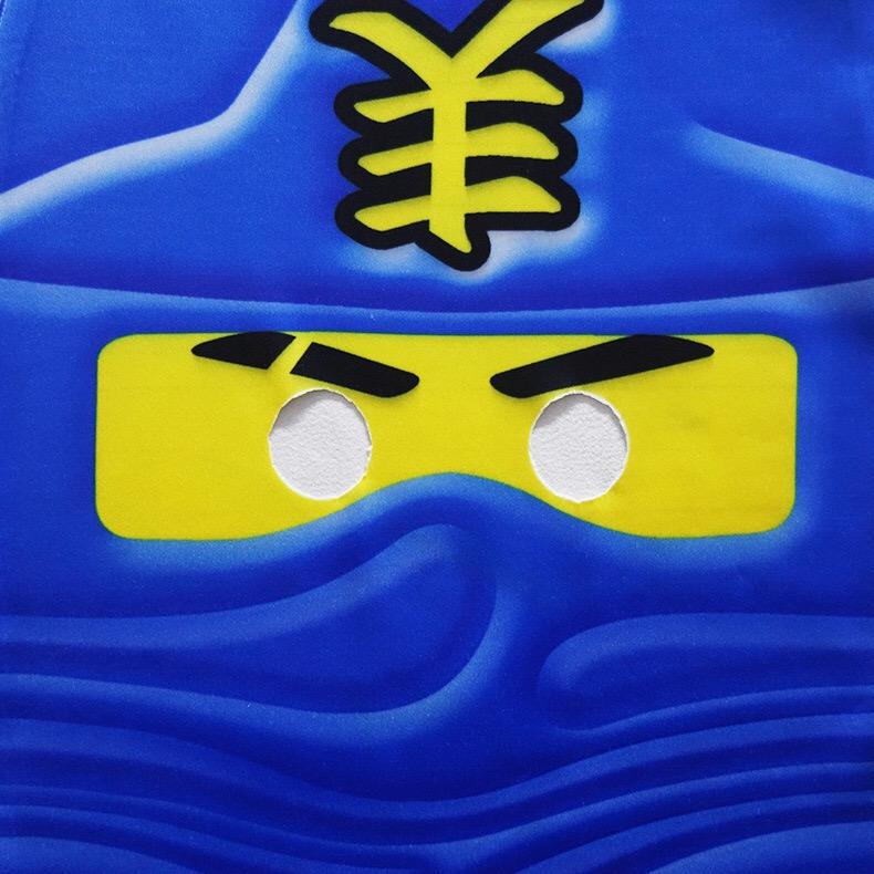 LEGO Ninjago Kai Smith Jay Walker Cole Cosplay Costume with Mask Boys Girls Bodysuit Halloween Fancy Jumpsuits