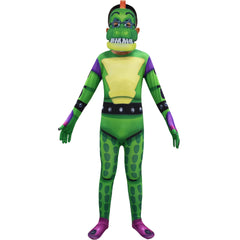 Five Nights at Freddys FNF Cosplay Costume with Mask Boys Girls Bodysuit Halloween Fancy Jumpsuits