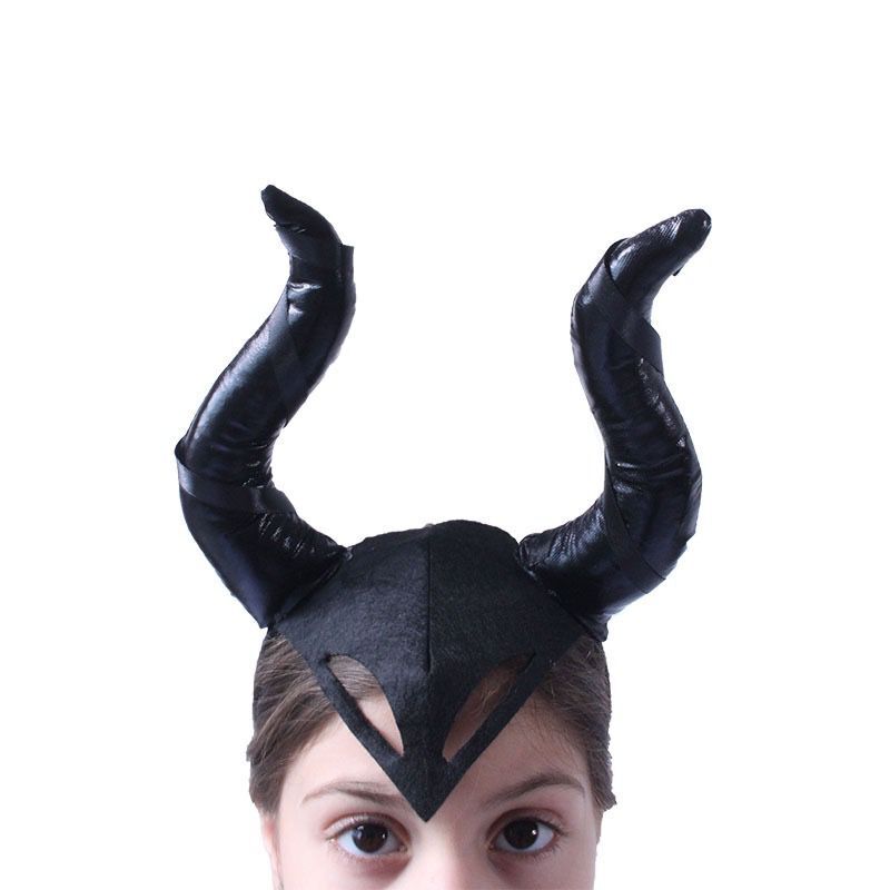 Maleficent Witch Cosplay Costume with Hat Boys Girls Bodysuit Halloween Fancy Jumpsuits