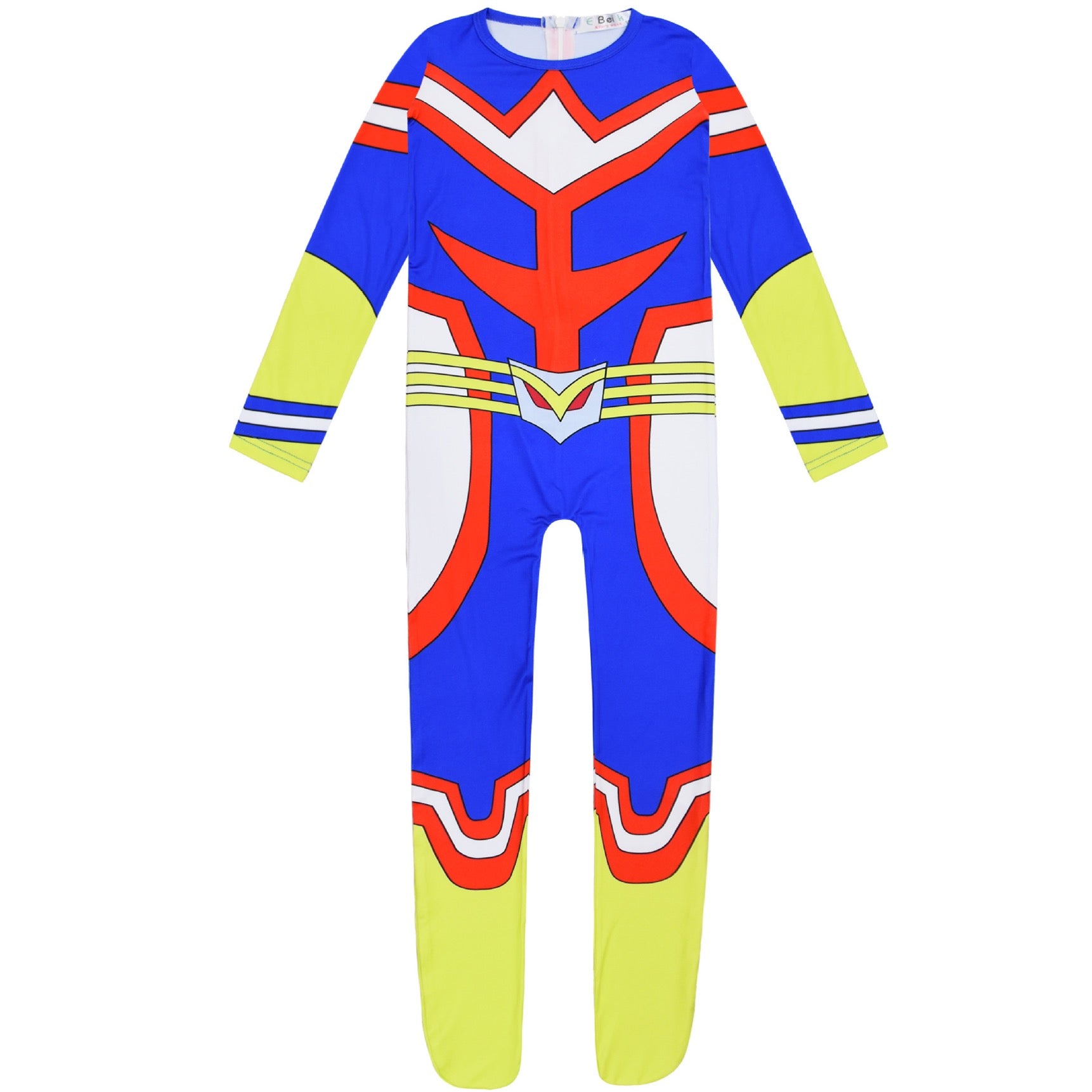 My Hero Academia All Might Cosplay Costume with Mask Boys Girls Bodysuit Halloween Fancy Jumpsuits