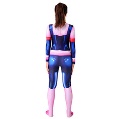 My Hero Academia Ochaco Uraraka Cosplay Costume Kids Adults Bodysuit Halloween Fancy Jumpsuits