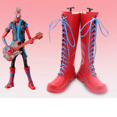 Spider Man Across the Spider-Verse Spider Punk Cosplay Shoes Boots Customized