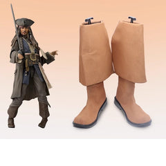 Pirates of the Caribbean Jack Sparrow Cosplay Shoes Boots Customized