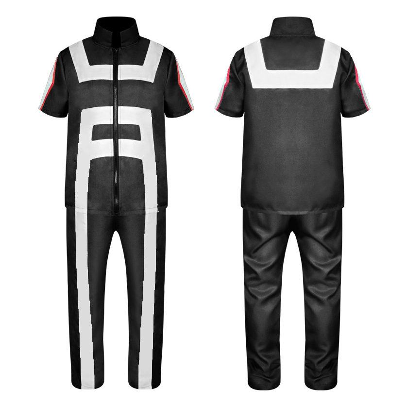 My Hero Academy Deku Midoriya Izuku Cosplay Costume Halloween Fancy Uniform Top Pants Set