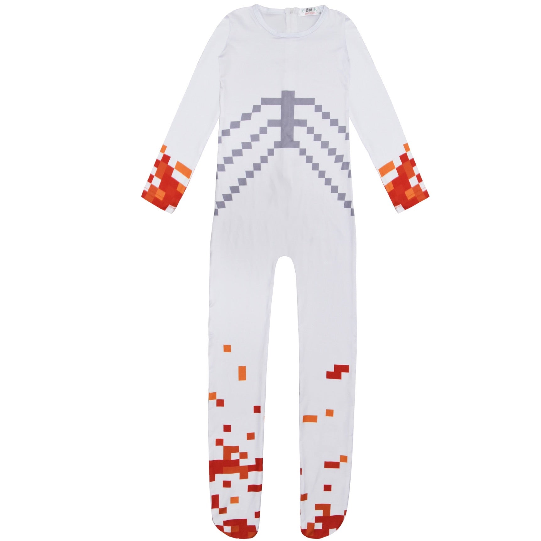 Marshmallow Cosplay Costume with Mask for Boys Girls Bodysuit Halloween Fancy Jumpsuits