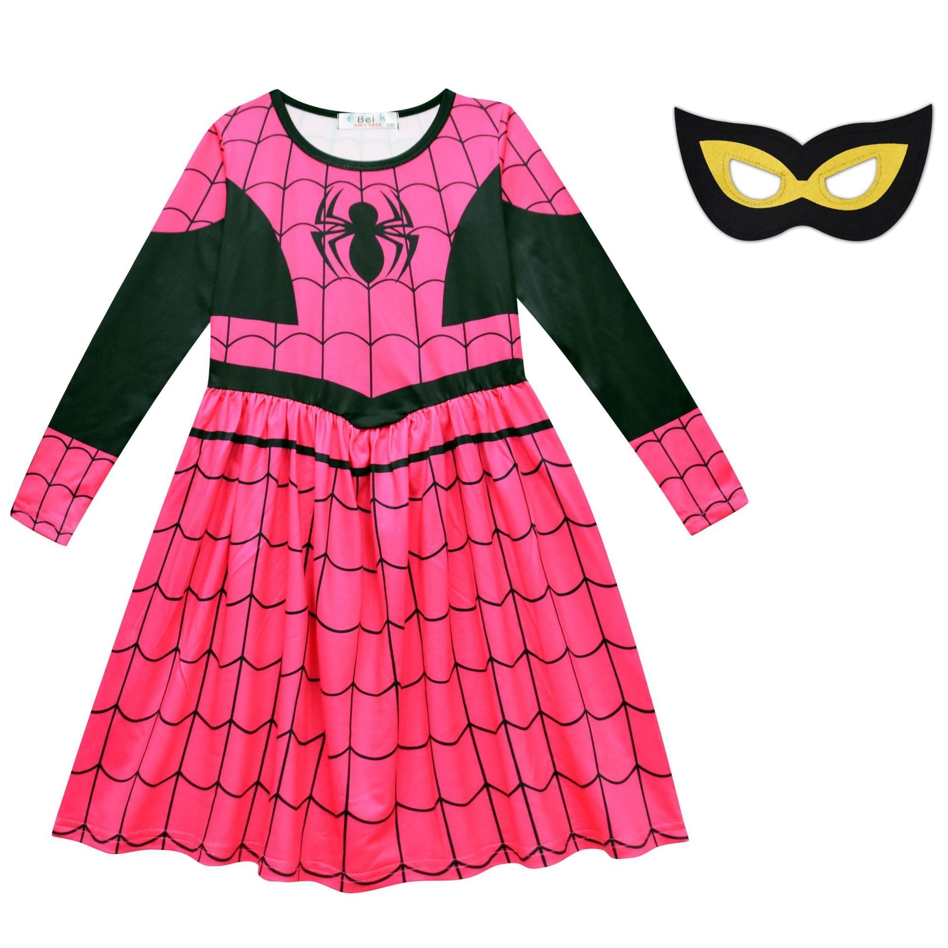 Spiderman Cosplay Dress for Baby Girls Bodysuit Halloween Fancy Jumpsuits