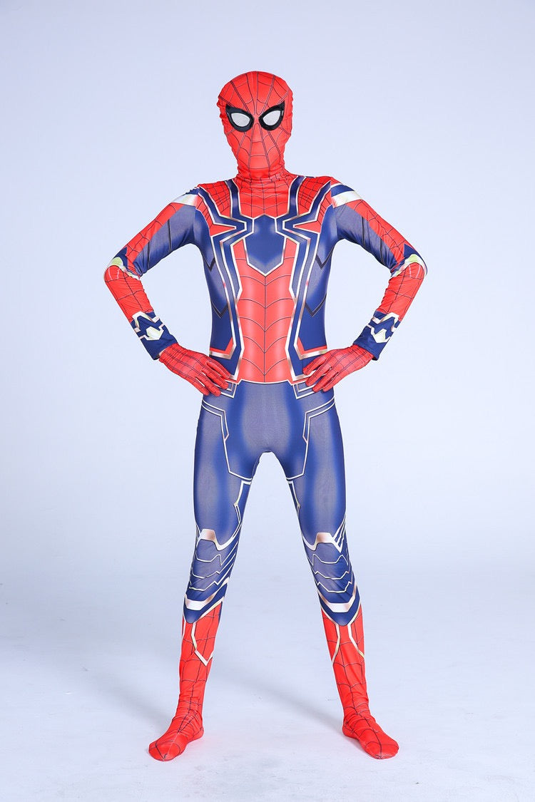 Spiderman Peter Parker Gwen Miles Morales Cosplay Costume with Mask Boys Girls Bodysuit Halloween Fancy Jumpsuits