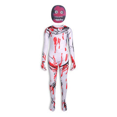 The Fencer Cosplay Costume with Mask Boys Girls Bodysuit Halloween Fancy Jumpsuits