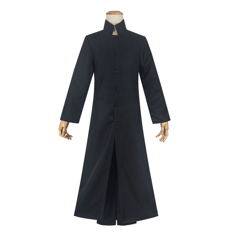 The Matrix Neo Copslay Uniform  Halloween Costume for Adults