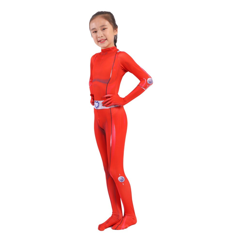 Totally Spies Mandy Jumpsuit Halloween Cosplay Costume for Kids Adults