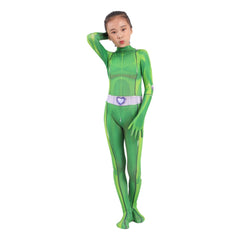 Totally Spies Mandy Jumpsuit Halloween Cosplay Costume for Kids Adults