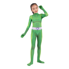 Totally Spies Mandy Jumpsuit Halloween Cosplay Costume for Kids Adults