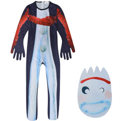 Toy Story Forky Cosplay Costume with Mask Boys Girls Bodysuit Halloween Jumpsuits