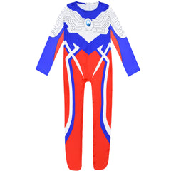 Ultraman Zero Cosplay Costume with Mask Boys Girls Bodysuit Halloween Fancy Jumpsuits